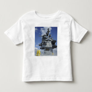 Air department Sailors test the sprinkler syste Toddler T-shirt