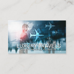 Air Flight Travels   Airport Business Card