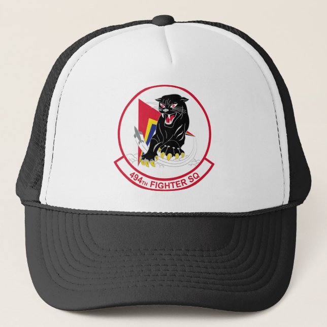 Air Force 494th Fighter Squadron Trucker Hat (Front)