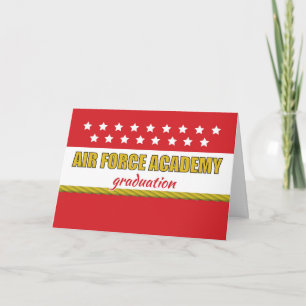 Air Force Academy Graduation Congratulations Stars Card