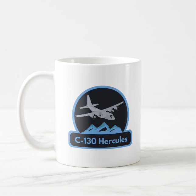 Air Force Airplane Coffee Mug (Left)