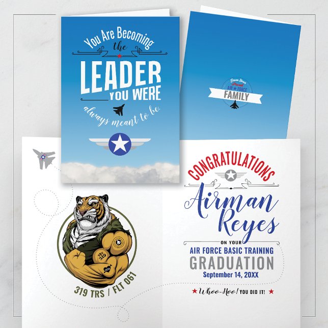 Air Force Basic Training 319 Tigers Graduation Card (Creator Uploaded)