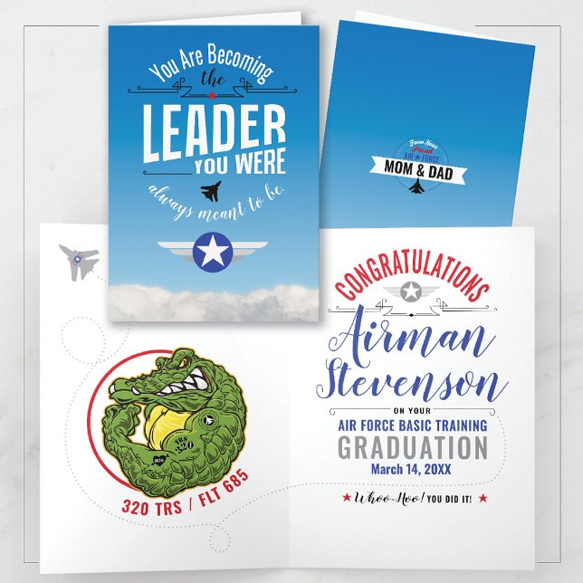 Air Force Basic Training 320 Gators BMT Graduation Card (Creator Uploaded)