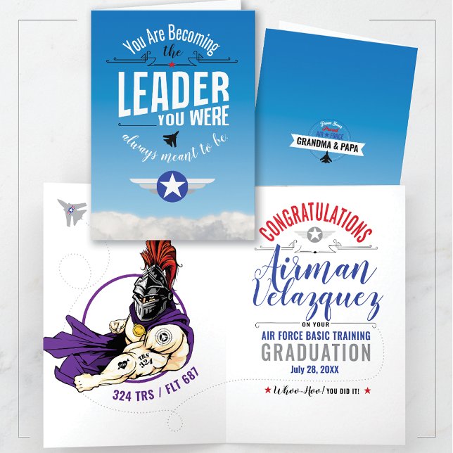 Air Force Basic Training 324 Knights Graduation Card (Creator Uploaded)