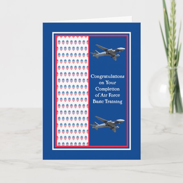 Air Force Basic Training Graduation Card (Front)