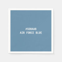 Air Force Blue Hex Colour Code Napkins