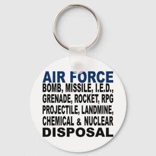Air Force Bomb etc. Disposal Keychain