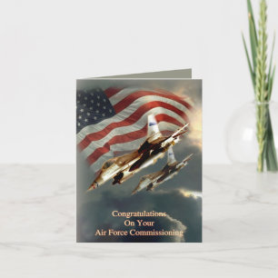 Air Force Commissioning Greeting Card