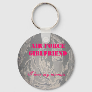 Air Force Girlfriend, I love my... Keychain