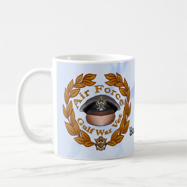 Air Force Gulf War Vet Coffee Mug (Left)