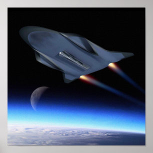 Air Force Hypersonic Cruise Vehicle Artist Concept Poster