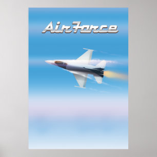 Air Force Jet Poster