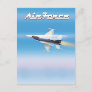 Air Force Jet Poster Postcard