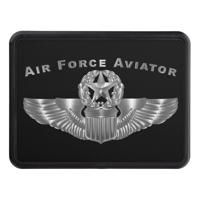 Air Force Master Aviator  Trailer Hitch Cover (Front)