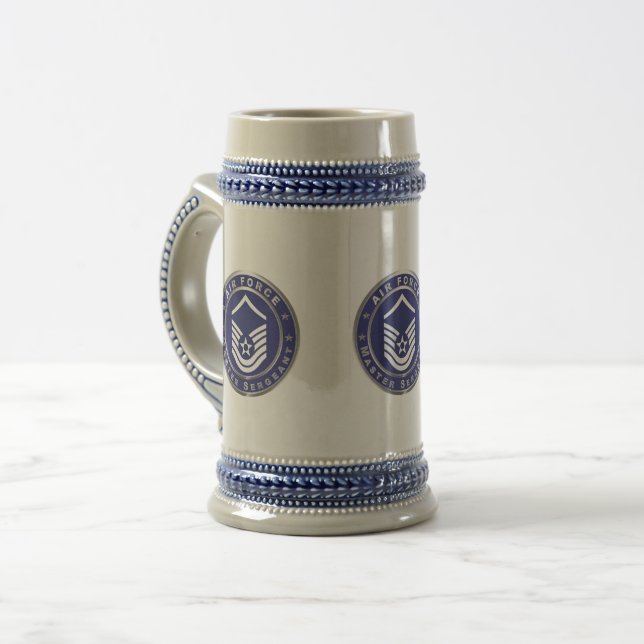 Air Force Master Sergeant MSgt Beer Stein (Front Left)