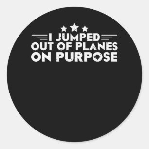 Air Force - Military Design Classic Round Sticker