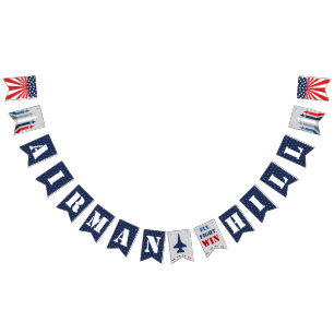 Air Force Military Party Fighter Jet Custom Banner