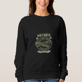air force military pride aircraft sweatshirt