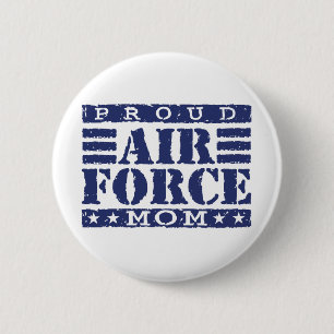 Air Force Mom 2 Inch Round Button