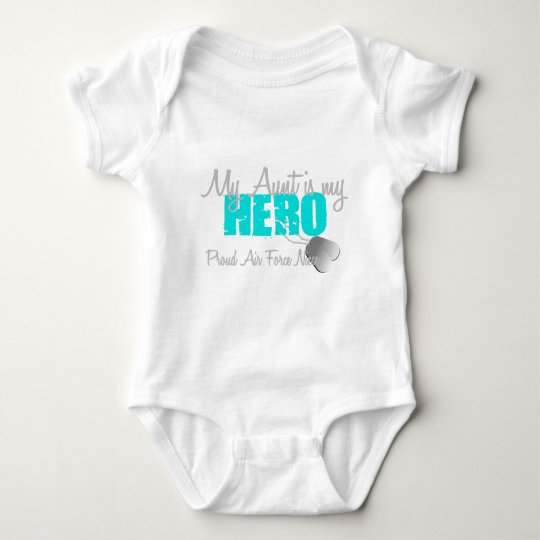 Air Force Niece Hero Aunt Baby Bodysuit