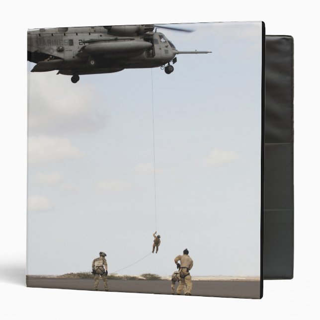 Air Force pararescuemen conduct a combat insert Binder (Front/Inside)