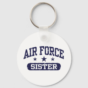 Air Force Sister Keychain