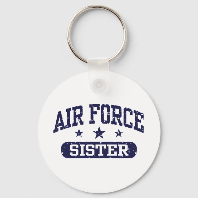 Air Force Sister Keychain (Front)
