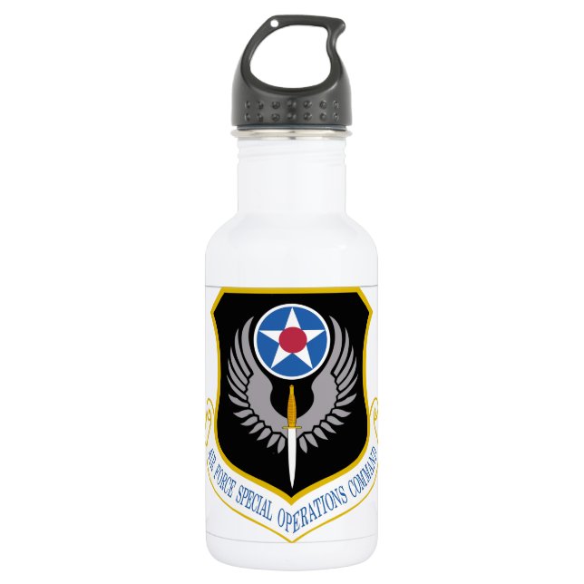 Air Force Special Operations Command Emblem 532 Ml Water Bottle (Front)