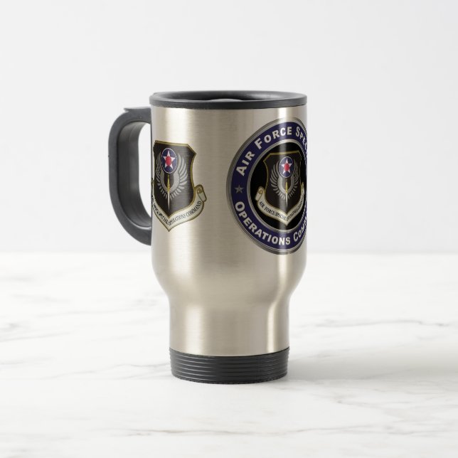Air Force Special Operations Command Travel Mug (Front Left)