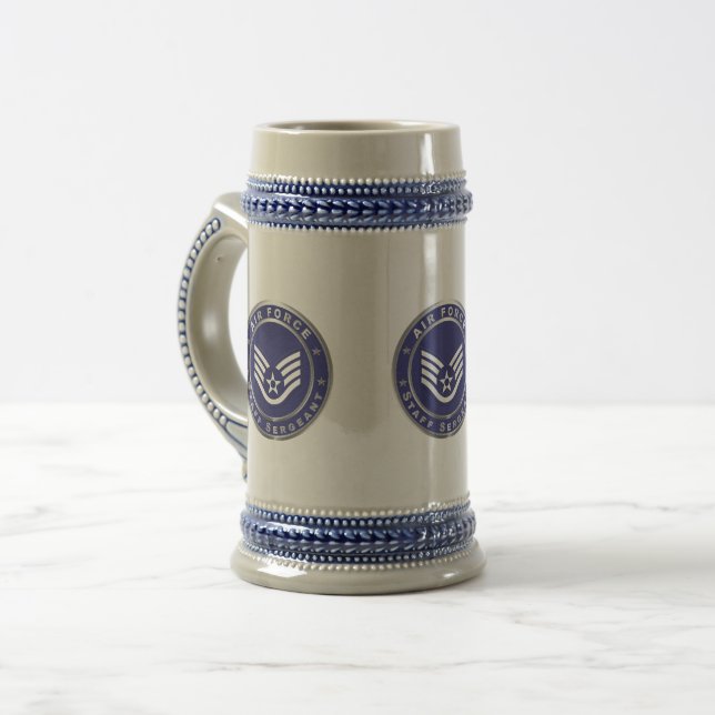 Air Force Staff Sergeant  Beer Stein (Front Left)