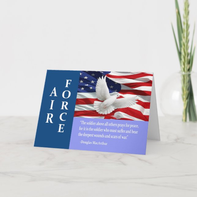 Air Force Troop Support Thank You Card (Front)