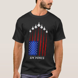Air Force US vétérans 4 juillet T-shirt Américain