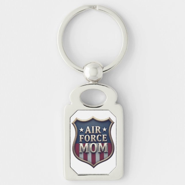 Air Force (USAF) Mom Keychain (Front)