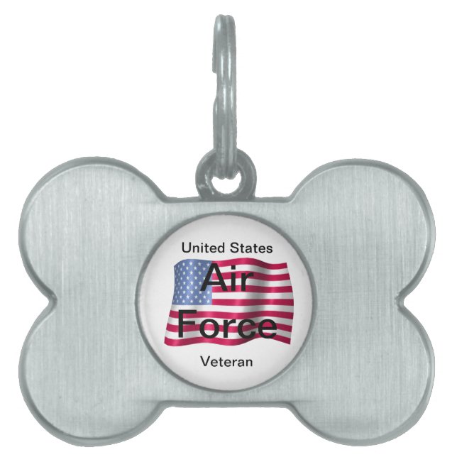 Air Force Vet Pet Tag (Front)