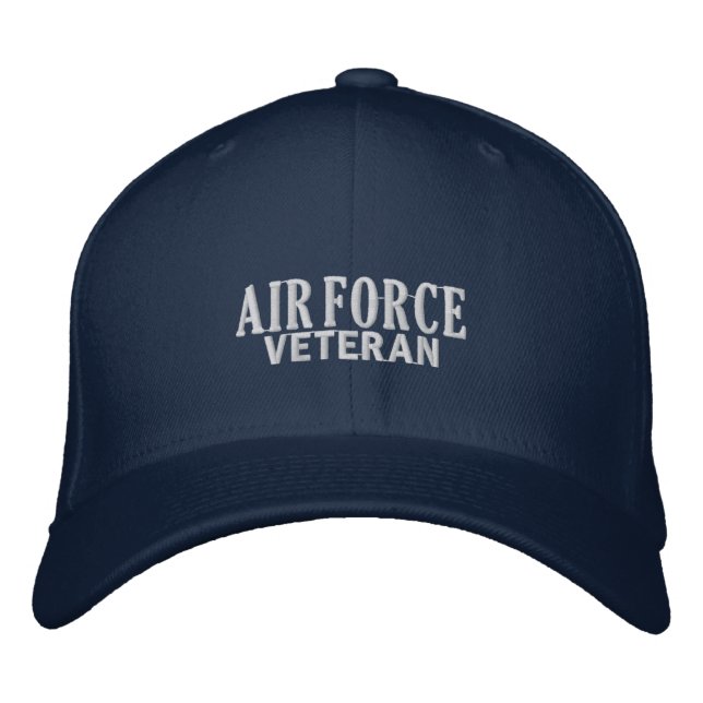 Air Force Veteran Embroidered Hat (Front)