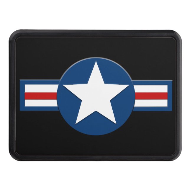 Air Force Veteran Trailer Hitch Cover (Front)