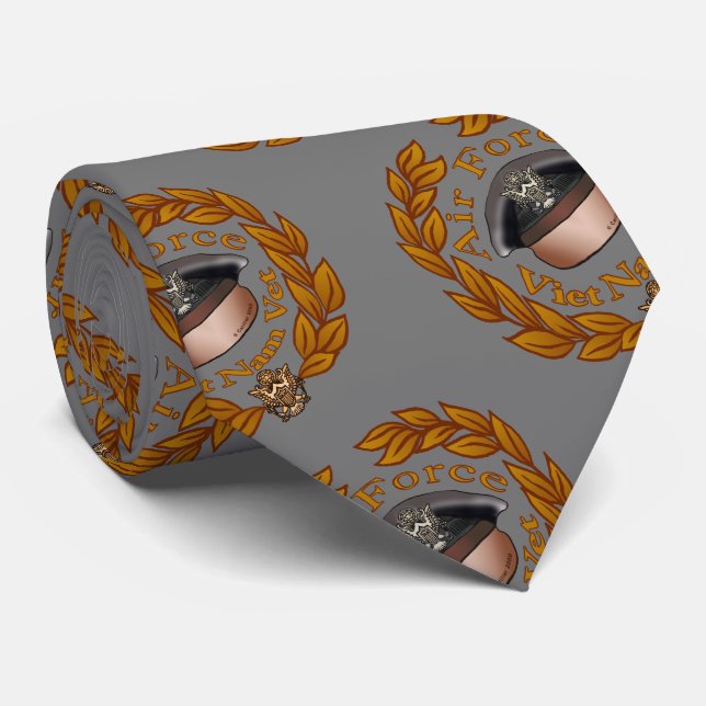Air Force Viet Nam Vet tie (Rolled)
