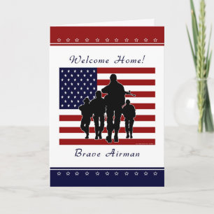 Air Force - Welcome Home Airman Greeting Card