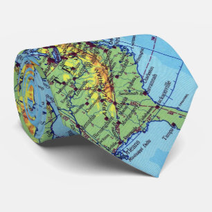 Air Force World Map Tie