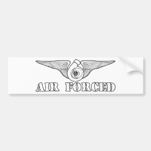 Air Forced Bumper Sticker