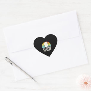 Air Fryer Master Cook Food Lover Foodie Heart Sticker