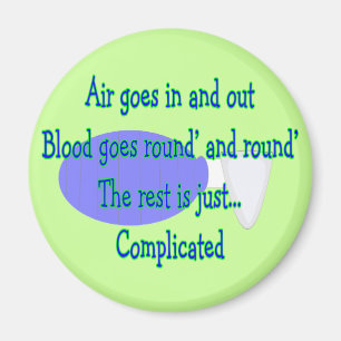 Air Goes and Out...The Rest is Complicated Magnet