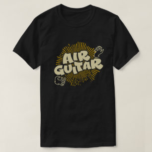Air Guitar 90s Pop Culture Graphic T-Shirt