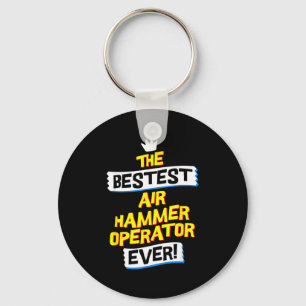 Air Hammer Operator, Funny Job Occupation Keychain