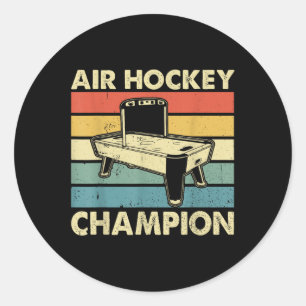 Air Hockey Champion - Air Hockey Player Air Hockey Classic Round Sticker