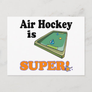 air hockey is super postcard