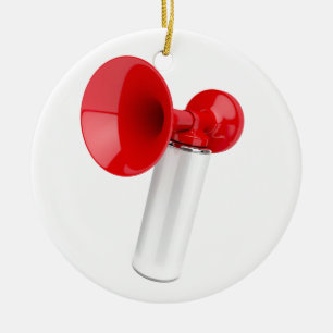 Air horn ceramic ornament