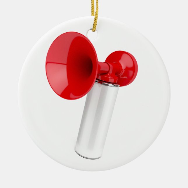 Air horn ceramic ornament (Front)