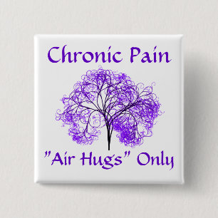 Air Hugs Only 2 Inch Square Button