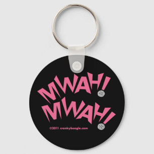 Air Kisses Key Chain